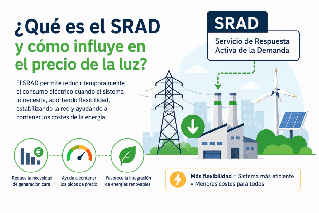 Qué es el SRAD y como influye en el precio de la energía en España