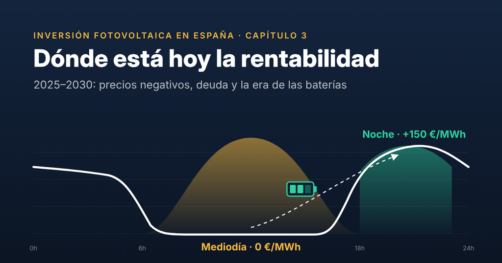 Inversión fotovoltaica en España capitulo 3